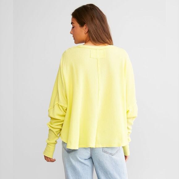 Free People We The Free Microphone Drop Thermal XS NWT - Picture 4 of 8